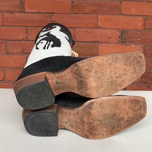 JUSTIN Vintage Collection Rare Rodeo Cowboy Boots - Picture 9 of 12